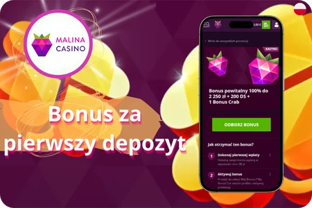Malina casino bonus od pierwszej wpłaty