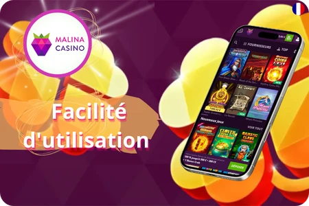 Malina Casino Ergonomie et performance