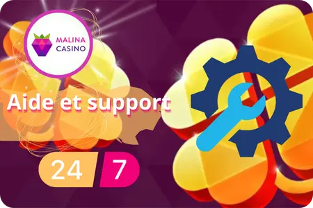 L'application Malina Casino prend en charge les utilisateurs