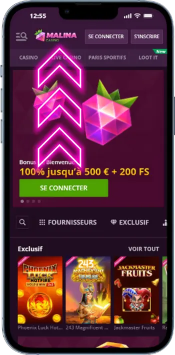 Site officiel du casino Malina